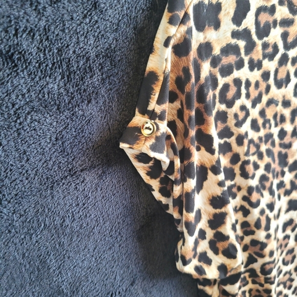 Vintage Suzie Leopard Print Women's Top Size XL - Picture 2 of 5